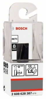 Пазовая фреза 8 mm, D1 15 mm, L 20 mm, G 51 mm 2608628387